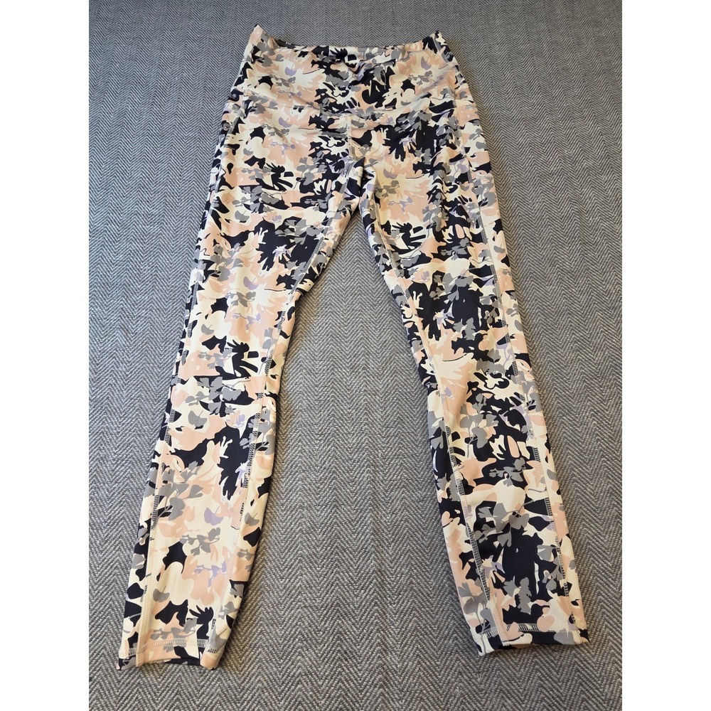 LegEnd Active Leggings Women's Large Multicolor Abstract High Waisted Skinny Leg